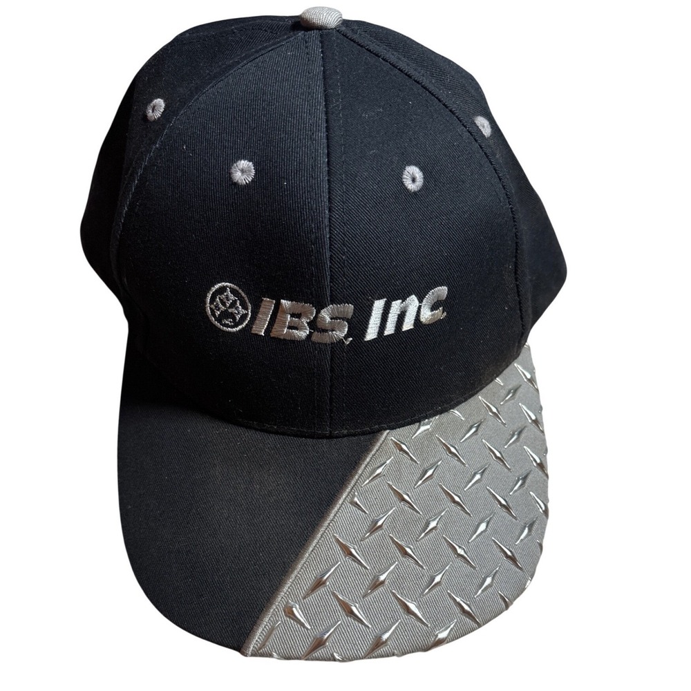 IBS Inc Cap America Hat Mens Black Diamond‎ Plate Brim Adjustable Baseball Cap